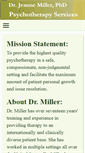 Mobile Screenshot of drjeannemiller.com